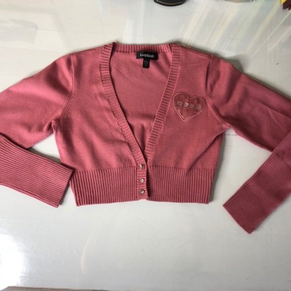 FINAL PRICE ✅ BEBE SHRUG/CARDIGAN M LONG SLEEVE